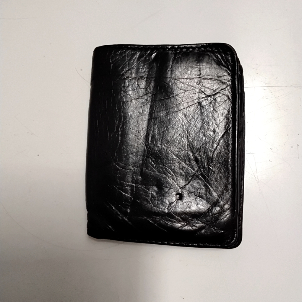 Men's Black Leather Wallet